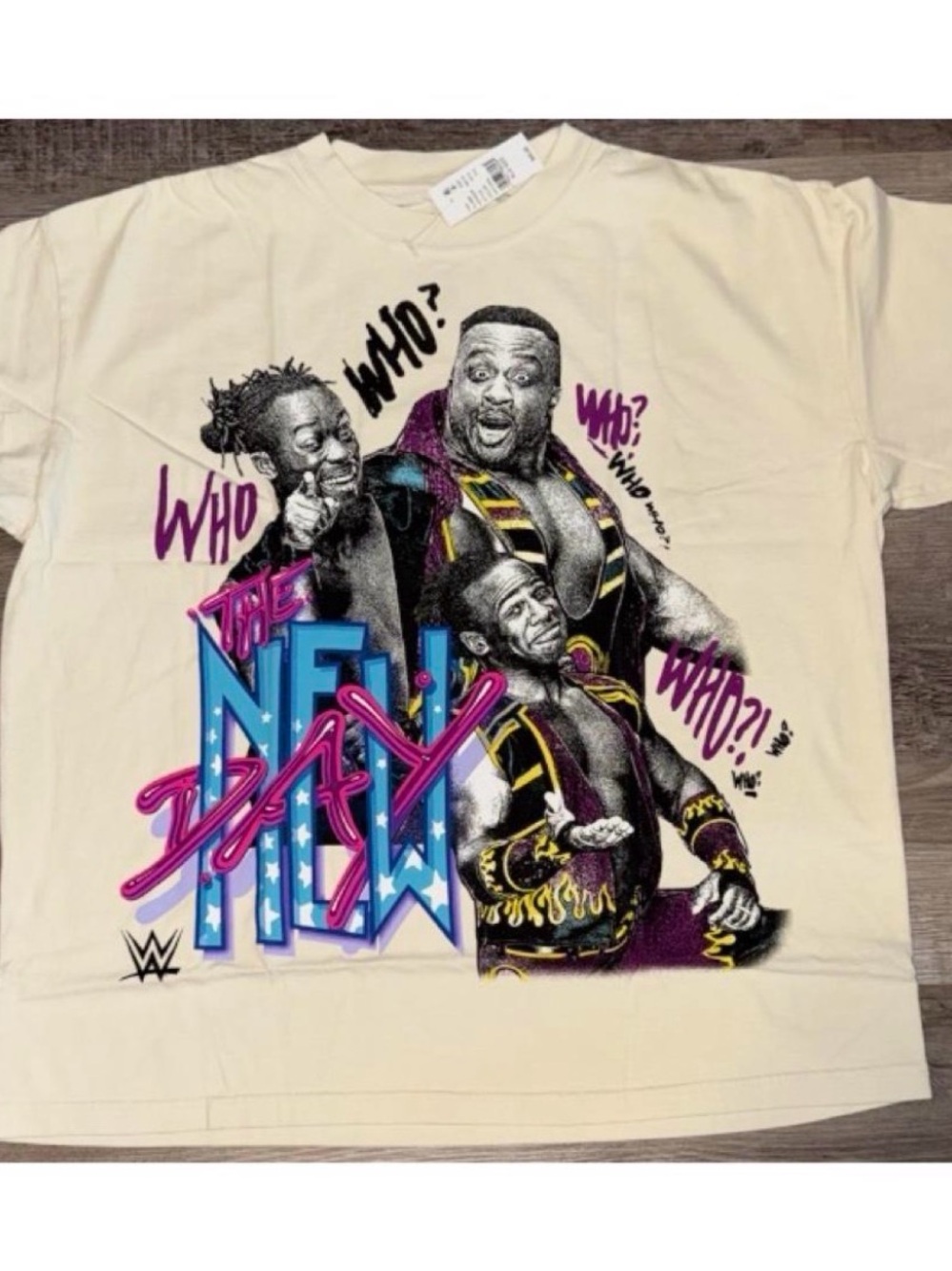 NWT Men's WWE The New Day "Who?" Graphic T-Shirt Size XL